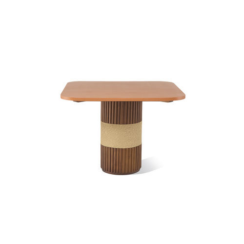 Design-Esstisch - GRIS04J7 - Il Giardino di Legno - Teakholz / Gestell aus Teakholz / quadratisch