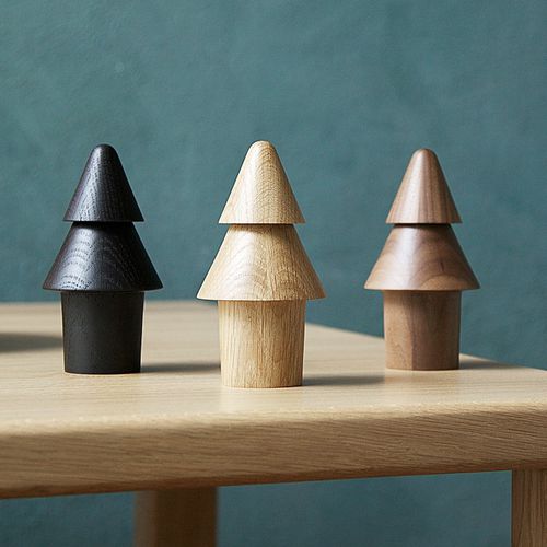 Salz- & Pfefferstreuer / Eiche - TREE MILL - Objekten - Nussbaum / Esche / Massivholz