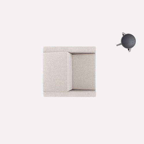 Moderner Sessel - KEYPAD - Objekten - Wolle / Polyester / Hanf