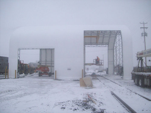 Metallrahmen-Flächentragwerk - INDUSTRIAL FABRIC BUILDINGS - Toro Shelters - für Markise / PVC-Folie