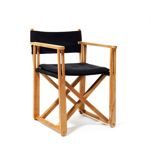 Moderner Sessel - KRYSS - Skargaarden - Sunbrella® / Teakholz / für Garten