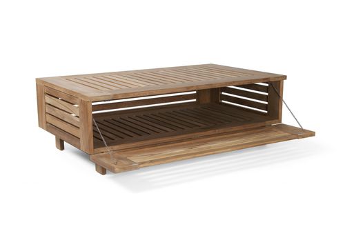 Moderner Couchtisch - SKANÖR - Skargaarden - Teakholz / rechteckig / quadratisch