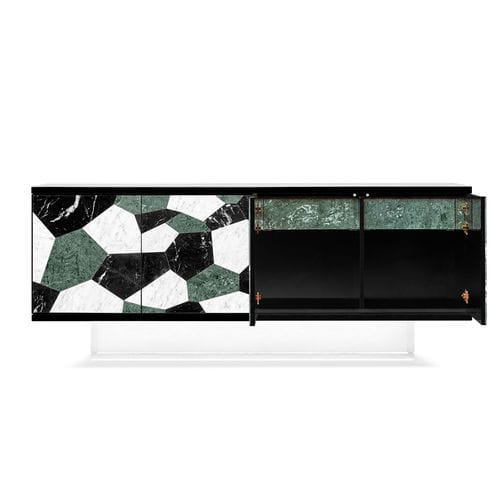 Modernes Sideboard - FRACTAL - Ginger & Jagger - Kristall / Marmor / Acryl
