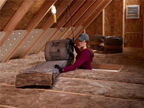Thermo-akustische Isolierung - COMFORTTHERM® - Johns Manville - Glasfaser / Rollen / nicht brennbar
