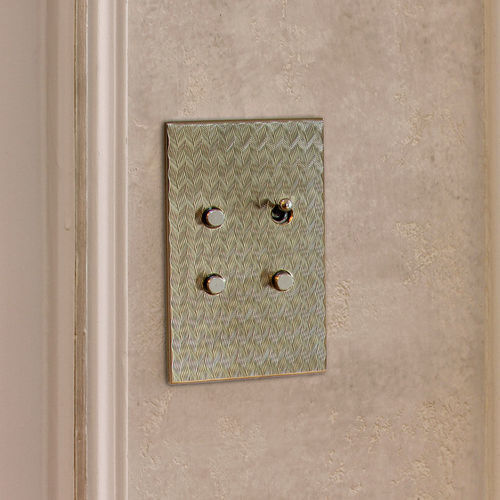 Druckschalter - ELITE - 6ixtes interrupteurs - Hebel / Einbau / 4-fach