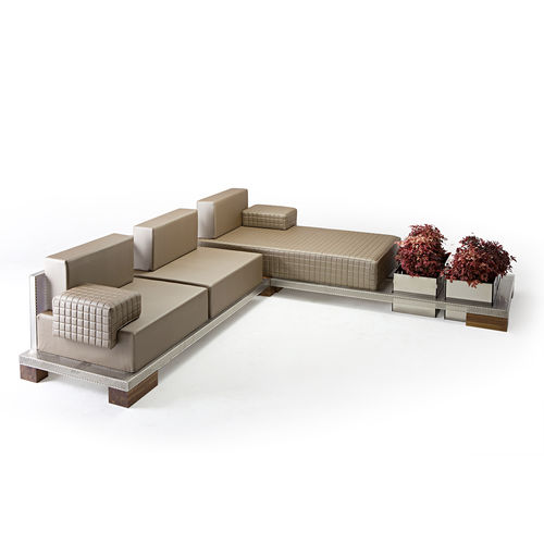 Modulsofa - TRICLINIVM - PALMAR arredi - Eck / modern / für Außenbereich