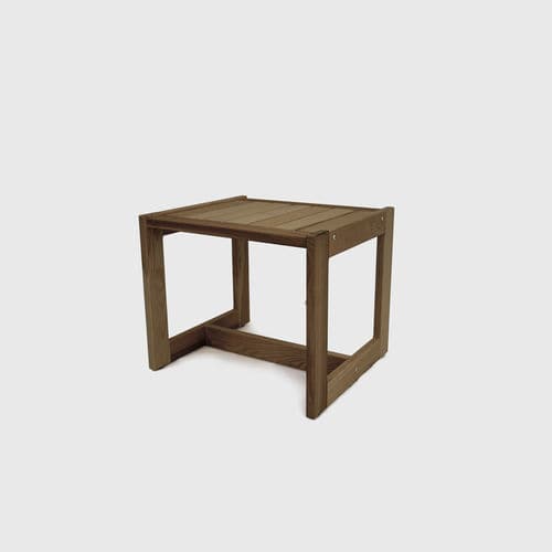 Moderner Beistelltisch - Q40 - PALMAR arredi - Esche / Gestell aus Holz / quadratisch