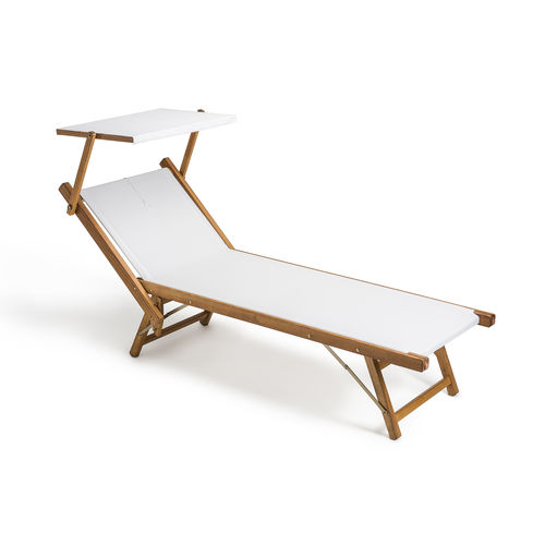 Moderne Sonnenliege - APOLLO - PALMAR arredi - Segeltuch / Esche / Esche