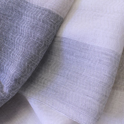 Vorhangstoff - SARA - Foresti Home Collection Group srl - Streifenmuster / Leinen / Acryl