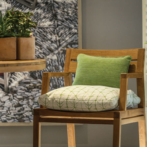 Möbelstoff - CARAIBI  OUTDOOR - Foresti Home Collection Group srl - Streifenmuster / geometrisches Muster / für den Außenbereich