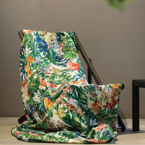 Möbelstoff - AMAZZONIA - Foresti Home Collection Group srl - für Vorhänge / Blumenmotive / für den Außenbereich