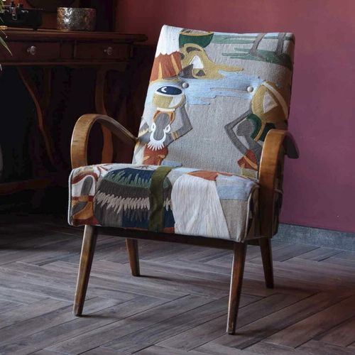 Möbelstoff - AFRICAN STORY - Foresti Home Collection Group srl - Motiv / Leinen / Acryl