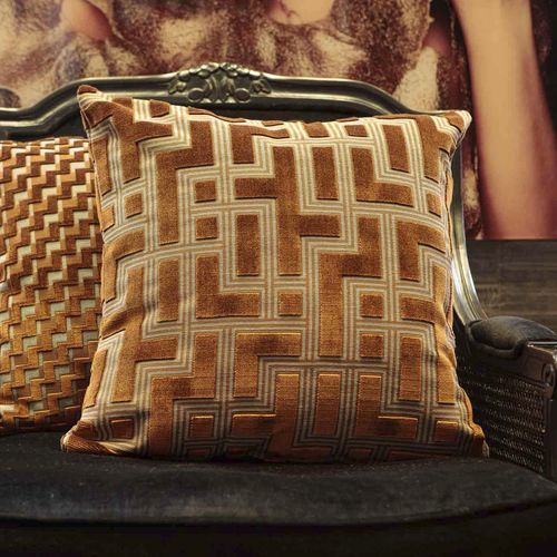 Möbelstoff - LOUVRE      - Foresti Home Collection Group srl - geometrisches Muster / Polyester / Baumwolle