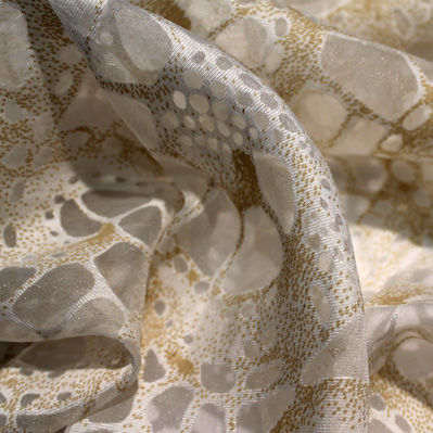 Motivgardine - DEVORE' FOSSILE - Foresti Home Collection Group srl - Leinen / Viskose / Polyester