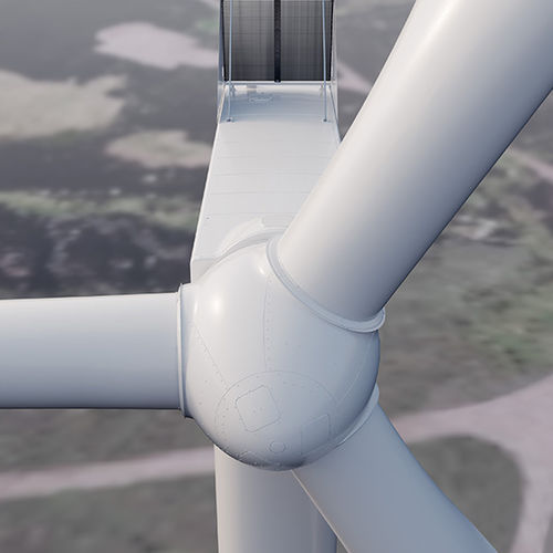 Horizontalachsen-Windkraftanlage - V150-6.0 MW™ - Vestas - Dreiblatt / offshore / freistehender Mast