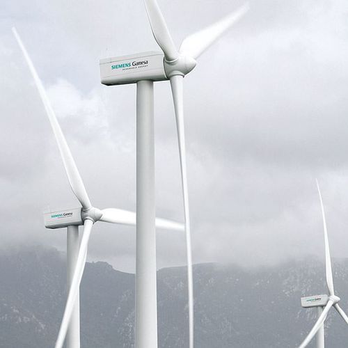 Horizontalachsen-Windkraftanlage - SG 2.6-114 - SIEMENS GAMESA - Dreiblatt / Onshore / freistehender Mast