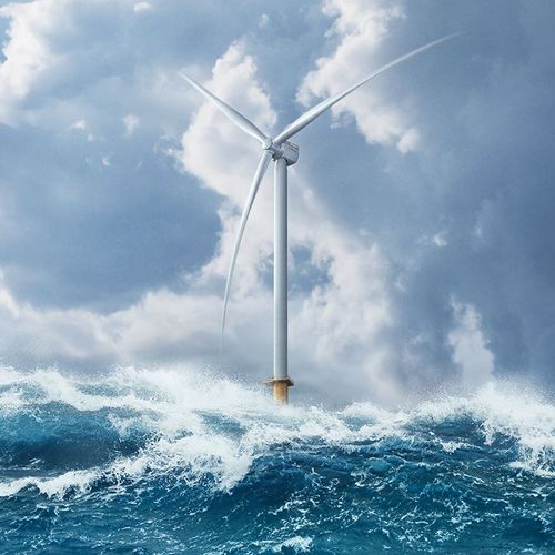Horizontalachsen-Windkraftanlage - SG 14-222  - SIEMENS GAMESA - Dreiblatt / offshore / freistehender Mast