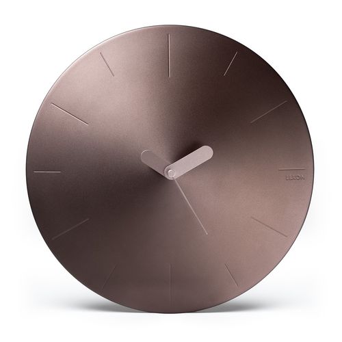 Moderne Uhr - CONIC : LR142M - LEXON - wandmontiert / Analog / Aluminium