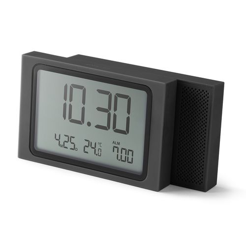 Moderne Uhr - SLIDE : LR141G3 - LEXON - Tisch / digital / Aluminium