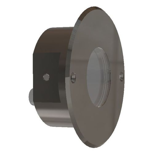 Moderne Wandleuchte - SOMBRA  - ASTEL LIGHTING - für Außenbereich / Edelstahl / rund
