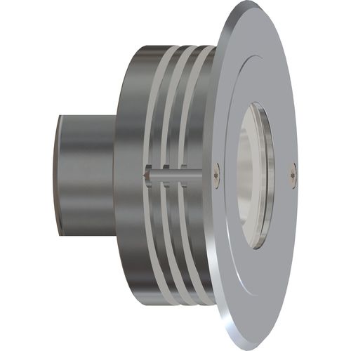 Moderne Wandleuchte - SOMBRA  - ASTEL LIGHTING - für Außenbereich / anodisiertes Aluminium / rund