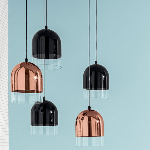 Hängelampe - BELL - DISCIPLINE - Glas / modern / mit Kabel