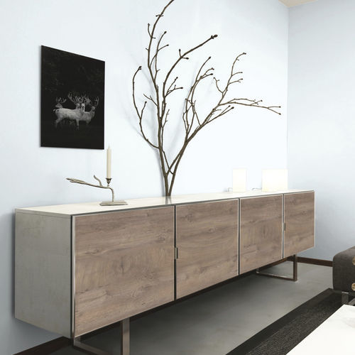 Möbeldekorplatte - K5412 RO OAK ENDGRAIN RAW - Kaindl - für Innenausbau / hochwiderstandsfähig / MDF