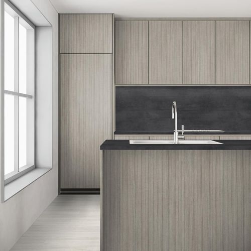 Möbeldekorplatte - K2824 GR Oak Eclipse Moon - Kaindl - für Innenausbau / hochwiderstandsfähig / Melamin