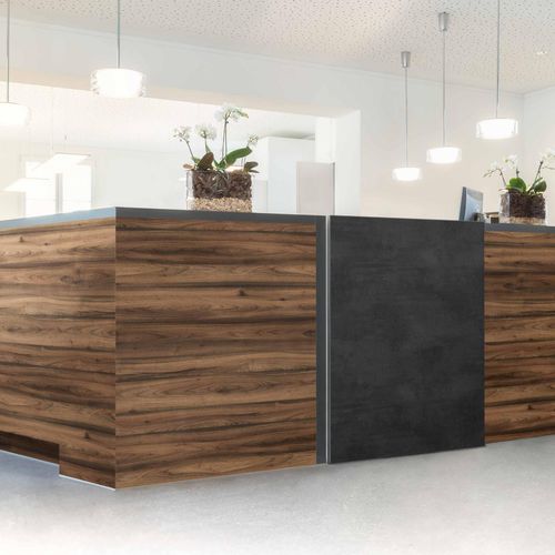 Möbeldekorplatte - 32339 AN WALNUT TORTONA - Kaindl - für Innenausbau / hochwiderstandsfähig / Melamin