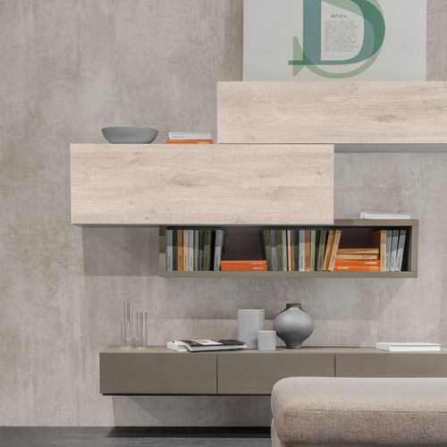 Möbeldekorplatte - 44407 DP CONCRETE ART PLATINUM - Kaindl - für Innenausbau / hochwiderstandsfähig / Melamin