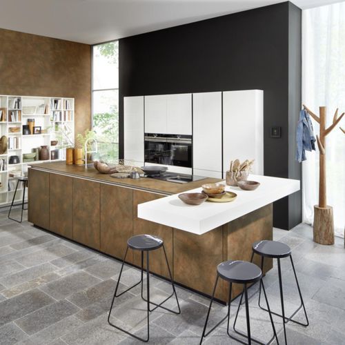 Möbeldekorplatte - 45274 DC CORTEN STEEL - Kaindl - für Innenausbau / hochwiderstandsfähig / Laminat