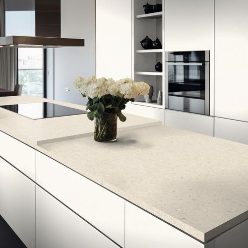 Möbeldekorplatte - 42401 DP Limestone Light - Kaindl - für Innenausbau / hochwiderstandsfähig / Laminat