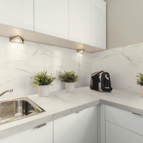 Möbeldekorplatte - K2881 DP Marble Makrana - Kaindl - für Innenausbau / hochwiderstandsfähig / Laminat