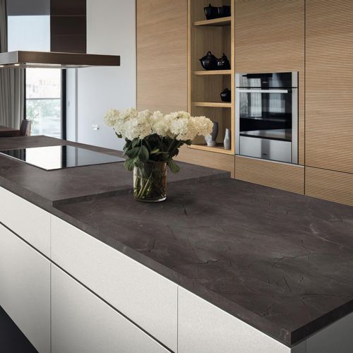 Dekorplatte für Innenausbau - K2883 CN Marble Vicosa Escuro - Kaindl - Möbel / hochwiderstandsfähig / Laminat