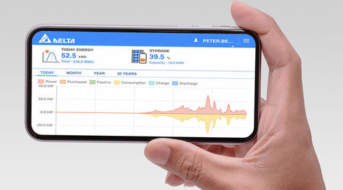 Fernüberwachungssystem für Photovoltaikanlage - APP 2.0 - Delta Energy Systems - kabellos