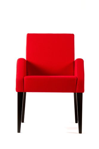 Moderner Sessel - RIVE GAUCHE - ADENTRO - Stoff / Buche