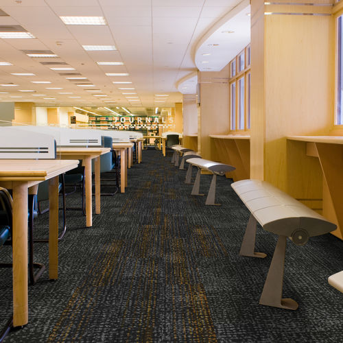 Tuft-Teppichboden - ROOTS - Carpets Inter - Schlingen / Nylon / für Gewerbegebrauch