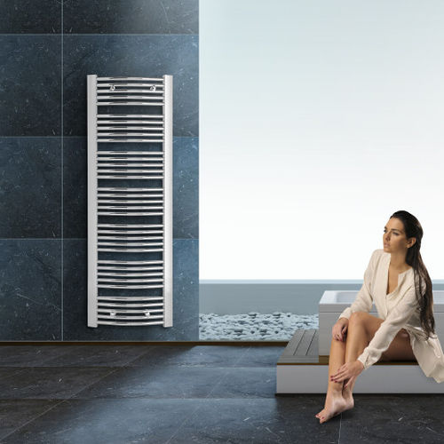 Heißwasser-Badheizkörper - ANDROS CH - RADSON - modern / Chrom / wandmontiert