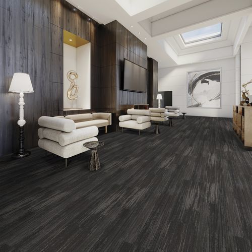 Tuft-Teppichboden - GRAND LUXE PLANK - Stanton Carpet Corporation - Polypropylen / für Gewerbegebrauch / Motiv
