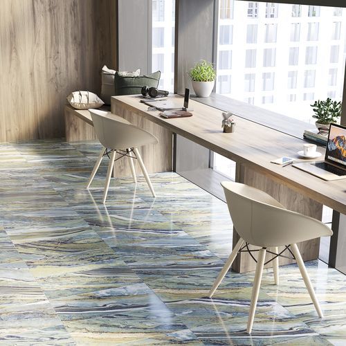 Feinsteinzeugfliesen - GRACE  - Stanton Carpet Corporation - poliert / für den Innenraum / für Badezimmer