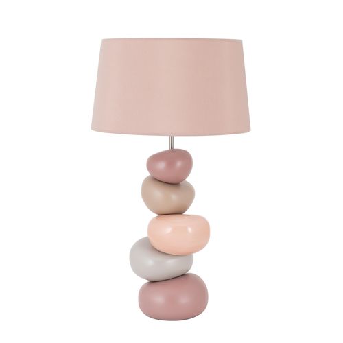 Tischlampe - MADAME GALET - FLAM ET LUCE LUMINAIRES - Stoff / Keramik / modern