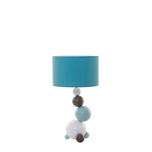 Tischlampe - MOLECULE  - FLAM ET LUCE LUMINAIRES - Stoff / Holz / modern