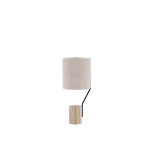 Tischlampe - DELIA - FLAM ET LUCE LUMINAIRES - Metall / Holz / modern