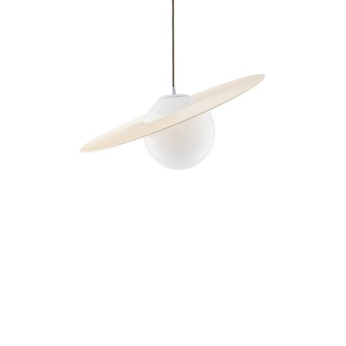 Hängelampe - SUSP. SATURNE - FLAM ET LUCE LUMINAIRES - Opal / Glas / modern