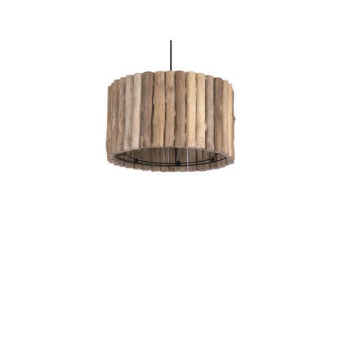Hängelampe - KUALA 52 - FLAM ET LUCE LUMINAIRES - Holz / modern / mit Kabel