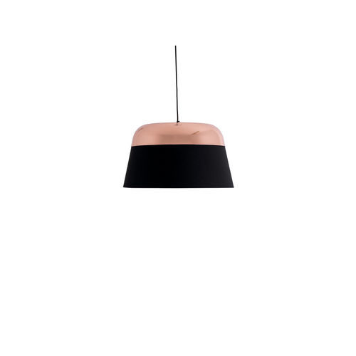 Moderne Deckenleuchte - LOUANE - FLAM ET LUCE LUMINAIRES - kreisförmig / Metall / LED