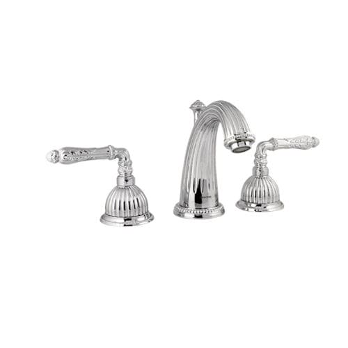 Zweigriffmischer für Waschtisch - 033001.APT.50 - Bronces Mestre, S.A. - Aufsatz / aus verchromtem Metall / für Badezimmer