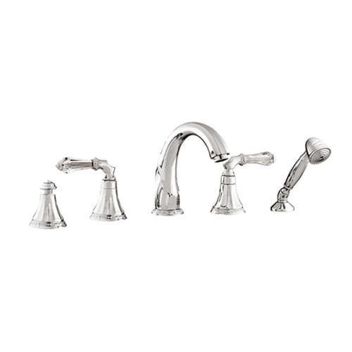 Einhebelmischer für Badewanne - 058616.F00.50 - Bronces Mestre, S.A. - Aufsatz / Metall / Swarovski®-Kristall