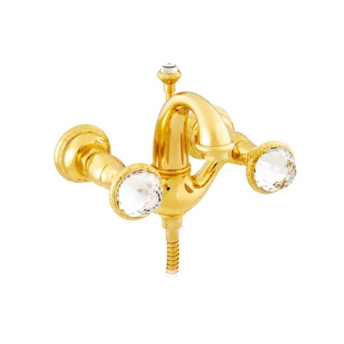 Zweigriffmischer für Duschen - 041218.000.00 - Bronces Mestre, S.A. - für Badewanne / wandmontiert / Metall