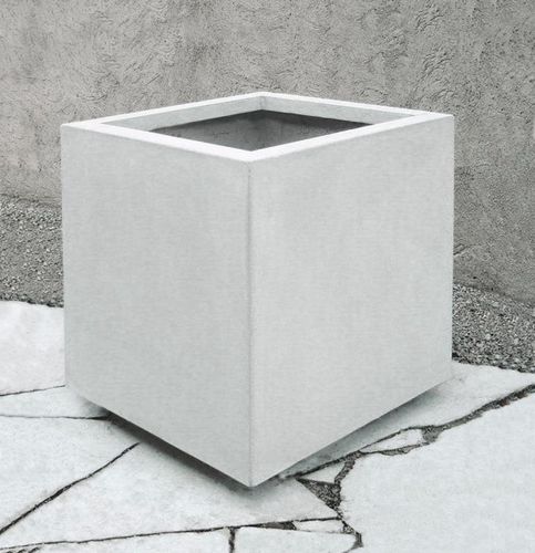 Beton-Pflanzkübel - FRAME - Skulpturfabriken.se - quadratisch / modern / für öffentliche Bereiche